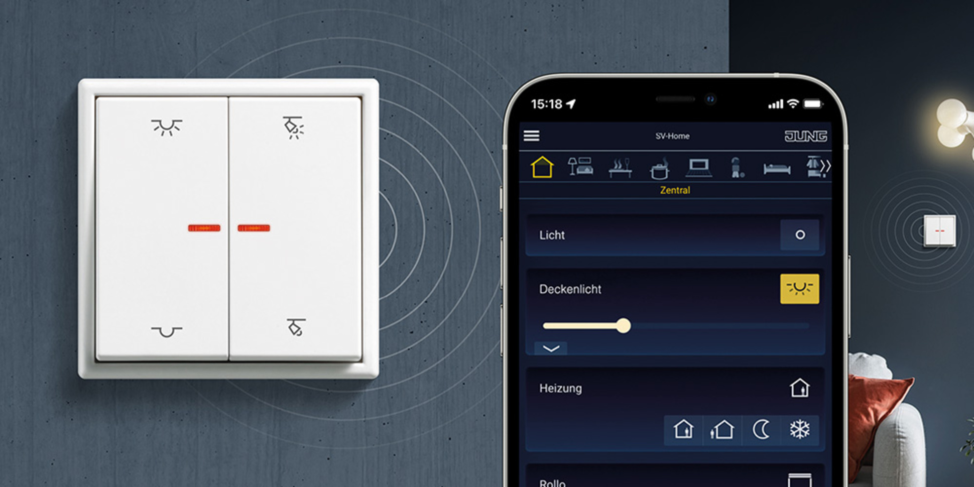 KNX RF Taster bei MK Elektrotechnik Mete Karsli GmbH in Scheyern